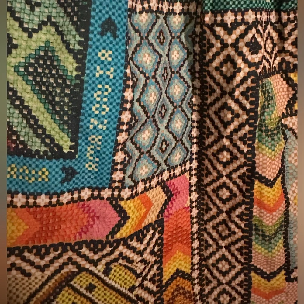 FARM Rio Colorful Geometric Midi Dress - Picture 9 of 11